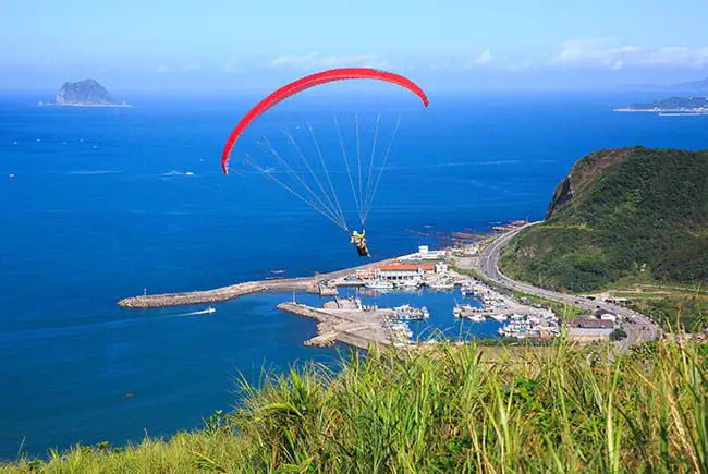 paragliding reserve parachute
