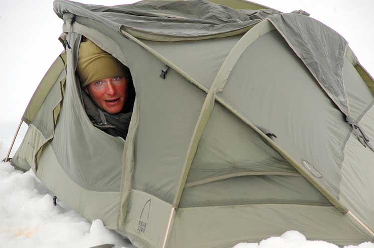 insulate tent winter camping